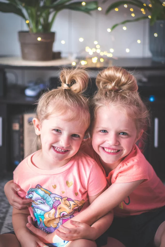 healthier teeth for children - two young girls smiling